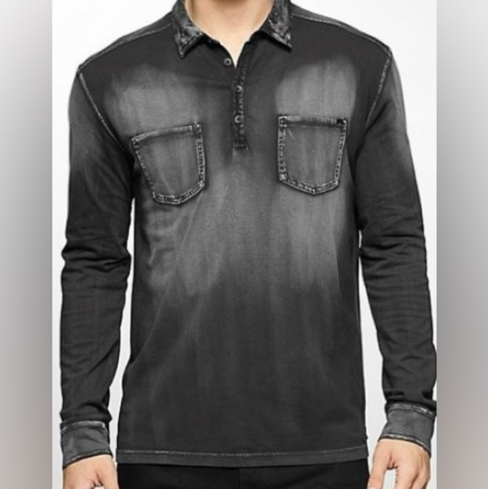 Calvin Klein distressed shirt. Size Large